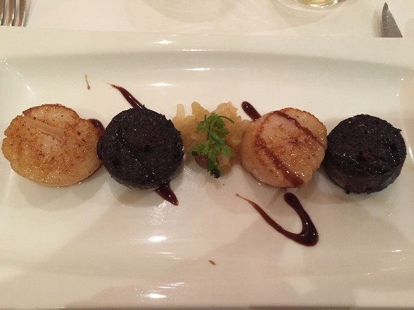 Coquilles met zwarte pens in 't Vistrapje in Oostende