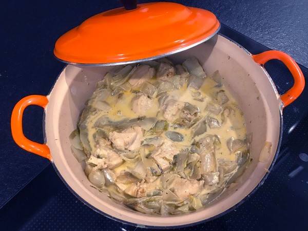 Kip en witloof met Boursin saus