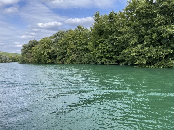 champagnestreek vanop het water