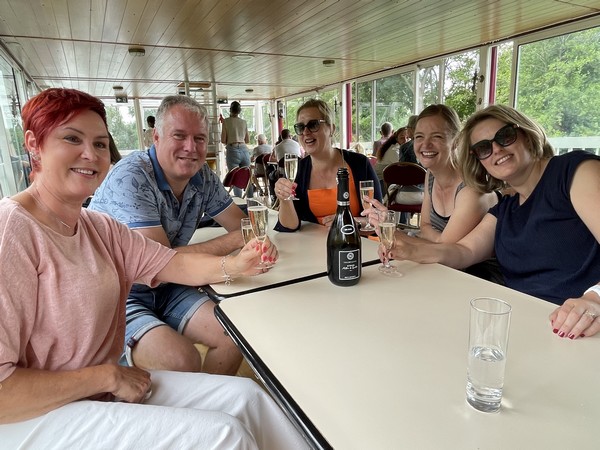 boottocht op de marne in champagne